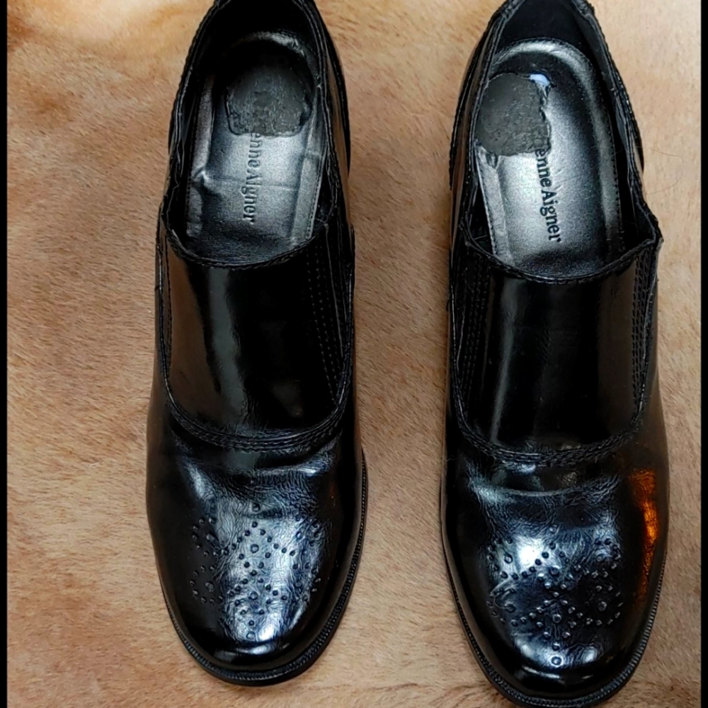 Etienne Aigner Black Booties